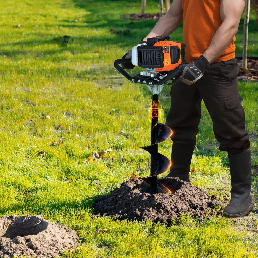D52-F - Powerful VEVOR Post Hole Digger with Anti-Vibration Handle