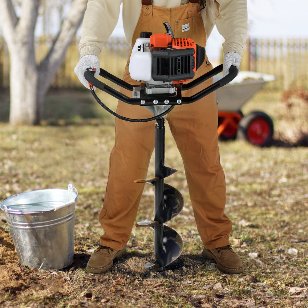 D43-F - Gas-Powered Post Hole Digger for Tough Terrain, 36-Inch Depth