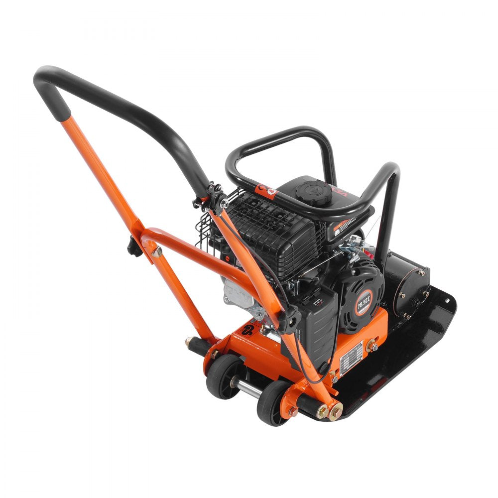 VV-YSJ785CC - Durable VEVOR Plate Compactor with 2.8 HP Gas Engine