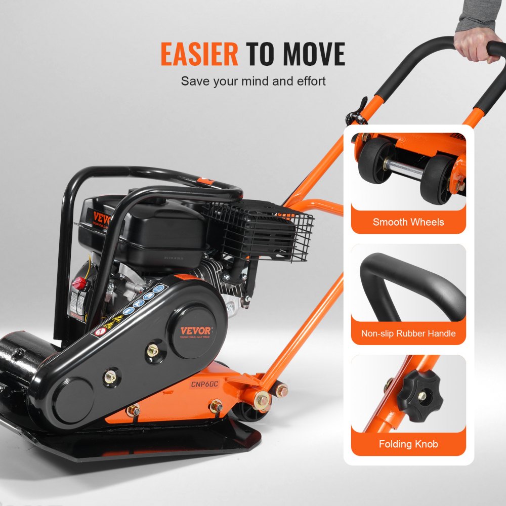 VV-YSJ196CC - 196 cc Vibratory Compactor with 351 sq in Plate