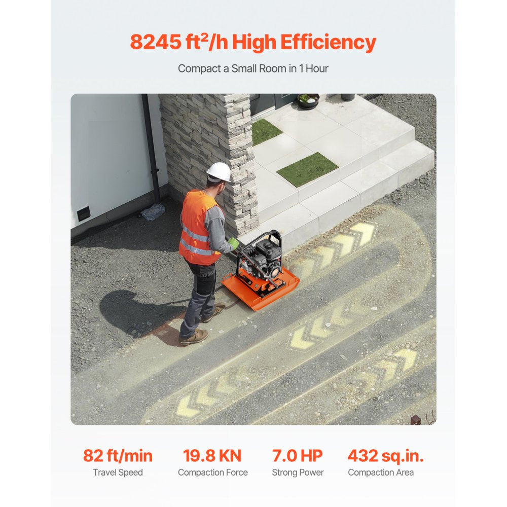 CNP20 - 7.0 HP Compactor with 432 sq. in Steel Plate