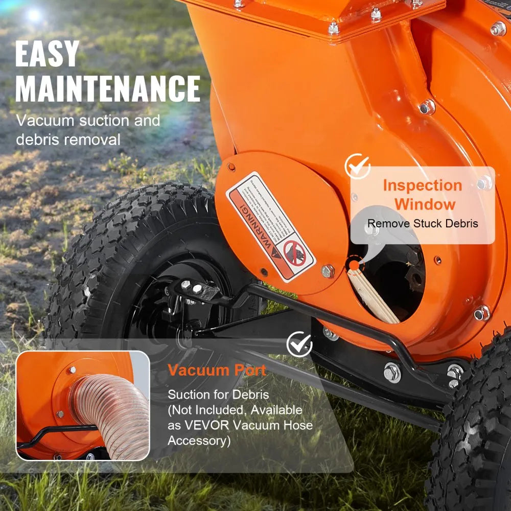 GCS100 - Powerful 212CC Heavy-Duty Chipper for Chipping, Shredding & Mulching