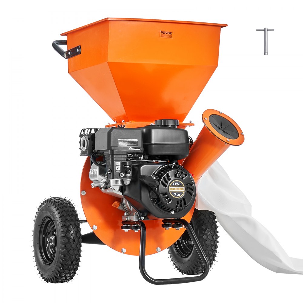 GCS100 - Powerful 212CC Heavy-Duty Chipper for Chipping, Shredding & Mulching