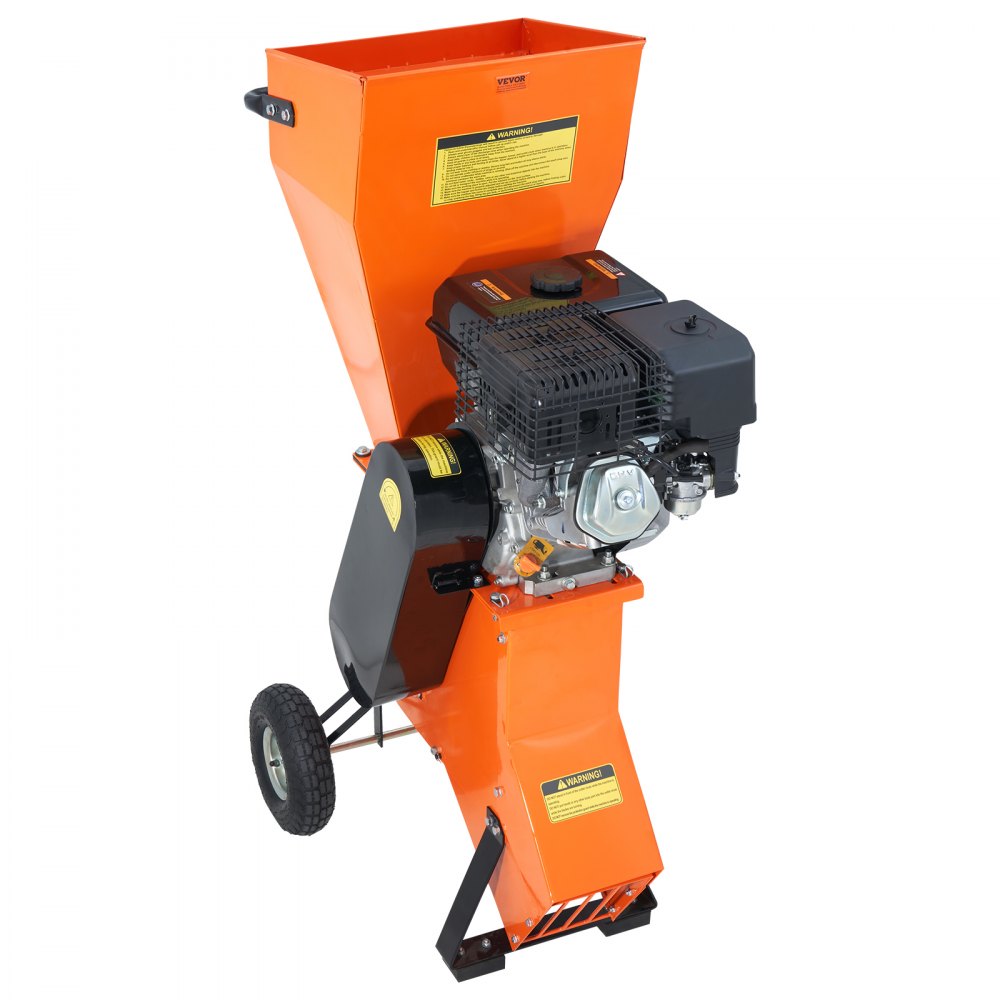 GCS400 - 420cc VEVOR Wood Chipper, 2" Cutting, Durable Steel, 87x73x136 cm