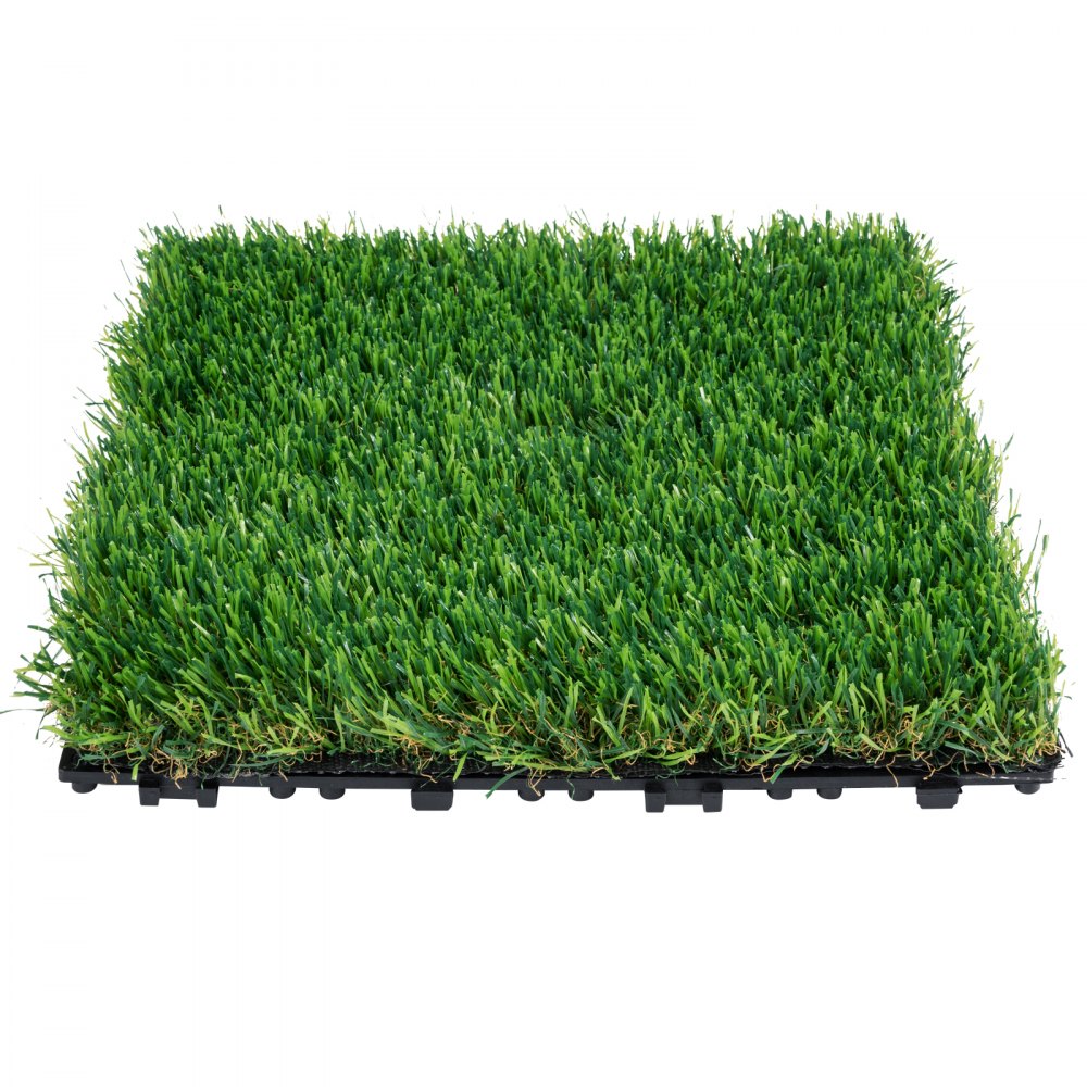 YH30*30-18 - 12"x12" Interlocking Artificial Grass Tiles for Indoor/Outdoor Use