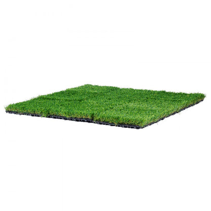 YH30*30-18 - 12"x12" Interlocking Artificial Grass Tiles for Indoor/Outdoor Use