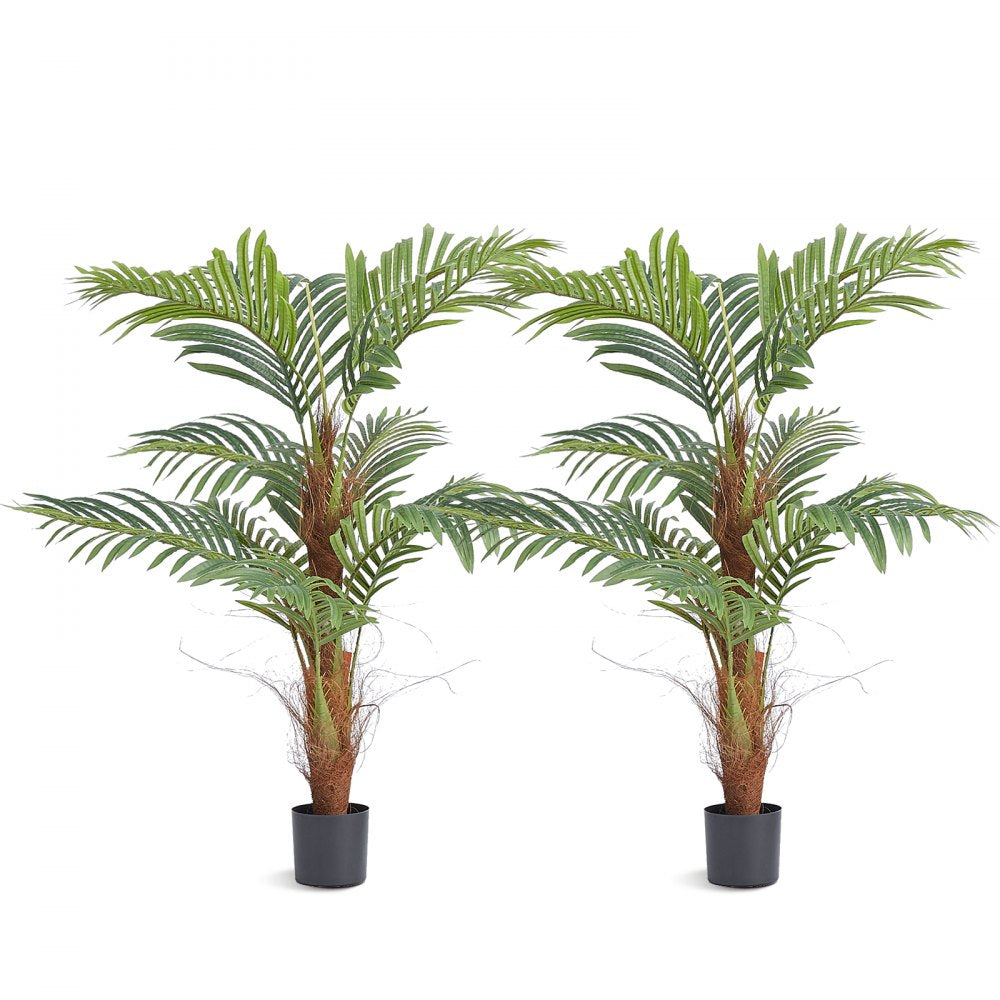 LY-SS-001 - 4FT Lifelike Artificial Palm Tree for Indoor/Outdoor Decor