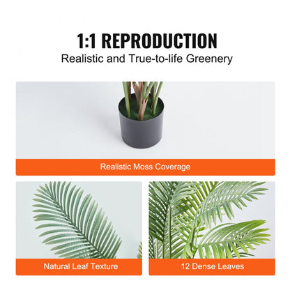 LY-SS-002 - 5FT Faux Palm Tree, Waterproof & Realistic Design