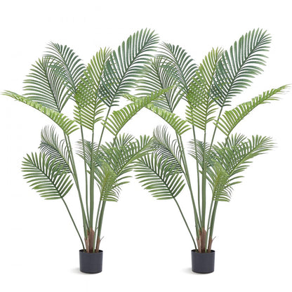 LY-SS-002 - 5FT Faux Palm Tree, Waterproof & Realistic Design