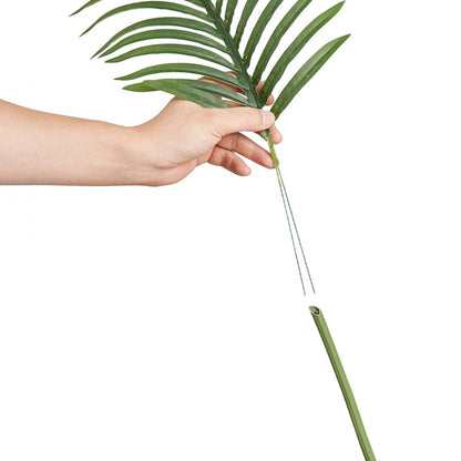 LY-SS-004 - Lifelike 4ft Gold Cane Palm Tree in Realistic Pot