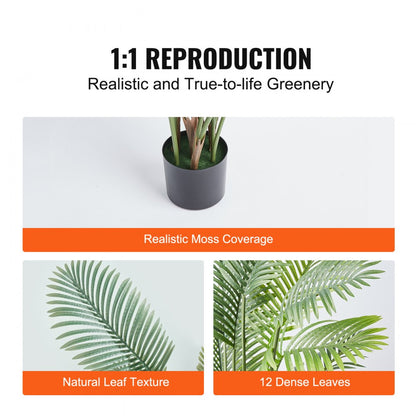 LY-SS-003 - 6FT Realistic Faux Palm Tree for Indoor/Outdoor Use