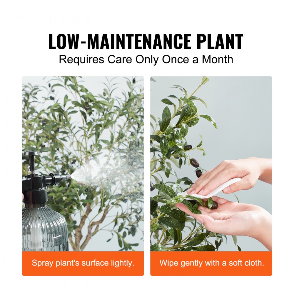 FH-GL150 - 5 FT Lifelike Olive Tree, Ideal for Indoor/Outdoor Decor