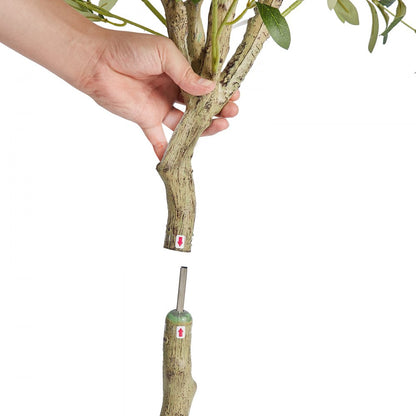 FH-GL150 - 5 FT Lifelike Olive Tree, Ideal for Indoor/Outdoor Decor