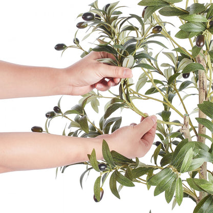 FH-GL150 - 5 FT Lifelike Olive Tree, Ideal for Indoor/Outdoor Decor