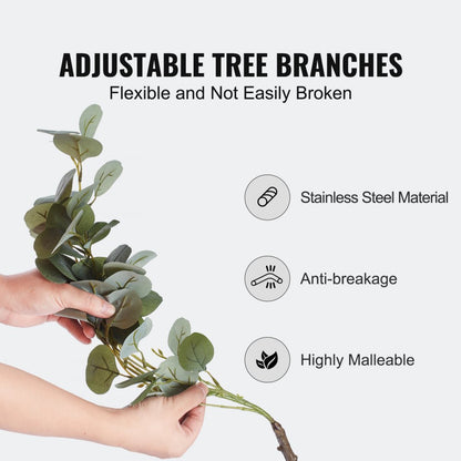 FH-YJL180 - Realistic Waterproof Eucalyptus Tree for Indoor/Outdoor Use