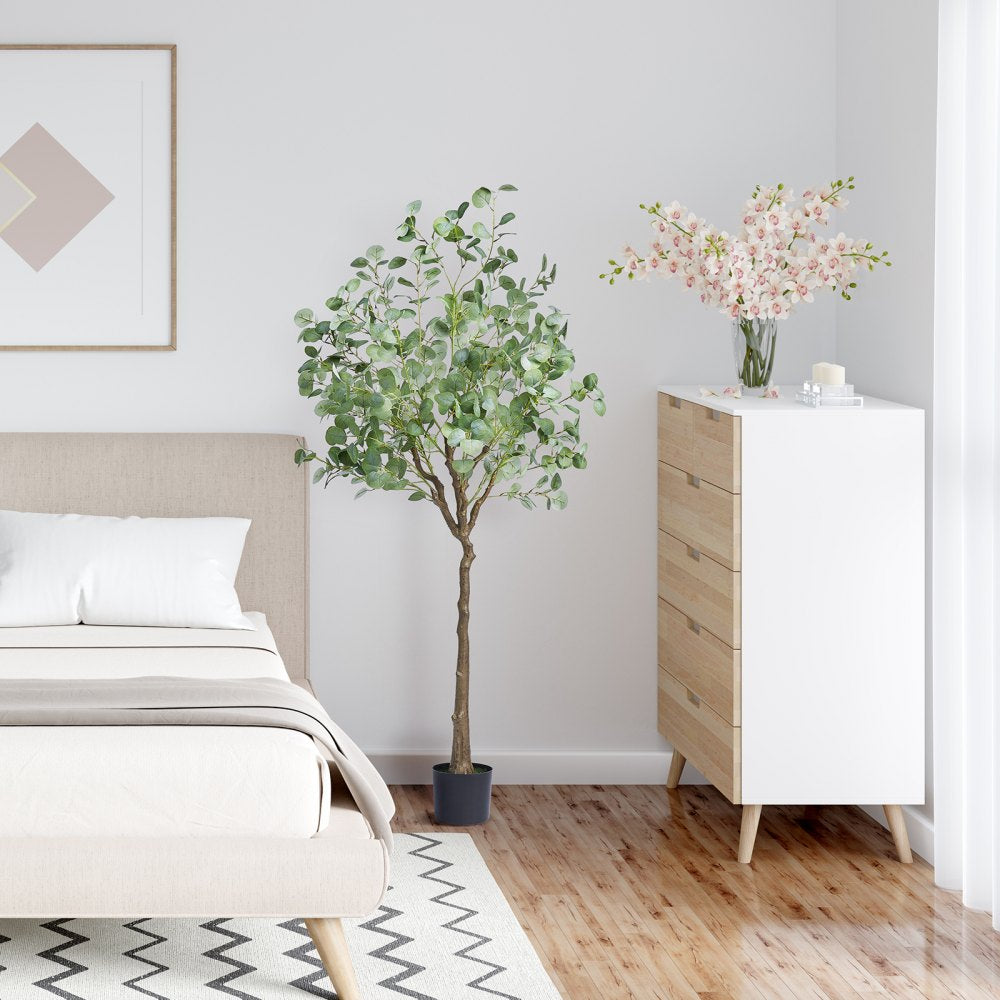 FH-YJL180 - Realistic Waterproof Eucalyptus Tree for Indoor/Outdoor Use