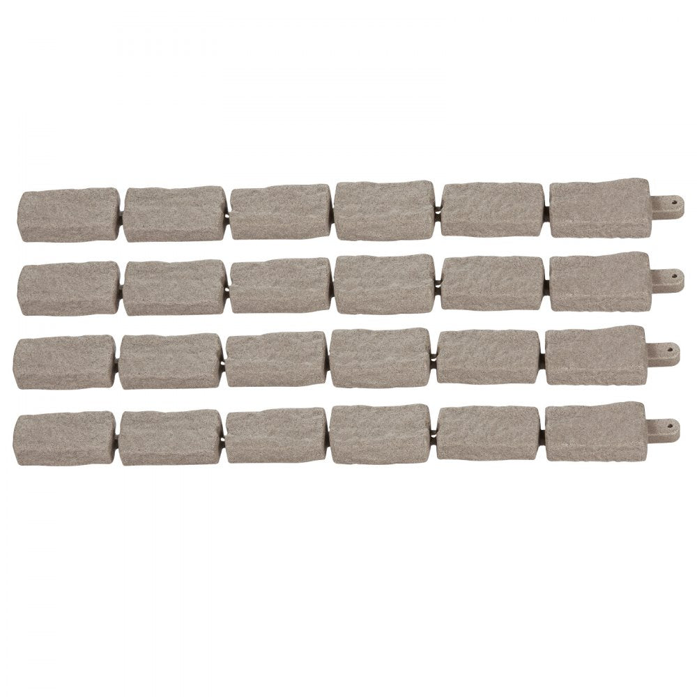 Xiaohaoweilan（HJZ） - 46.2in Fade-Resistant Stone Landscape Edging Border