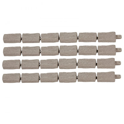 Xiaohaoweilan（HJZ） - 46.2in Fade-Resistant Stone Landscape Edging Border