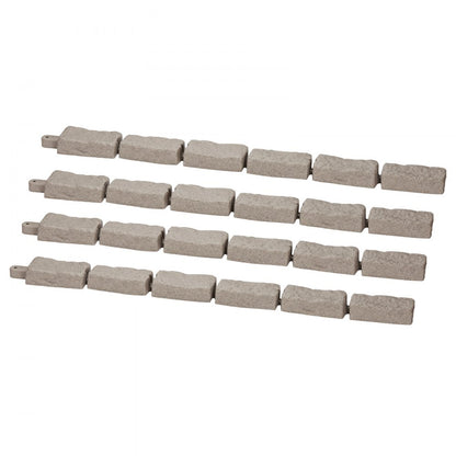 Xiaohaoweilan（HJZ） - 46.2in Fade-Resistant Stone Landscape Edging Border