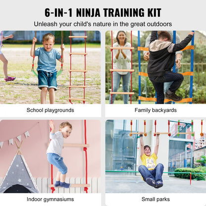 PR-010-50 - 50ft VEVOR Ninja Warrior Course for Outdoor Fun