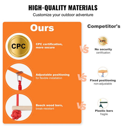 PR-010-50 - 50ft VEVOR Ninja Warrior Course for Outdoor Fun