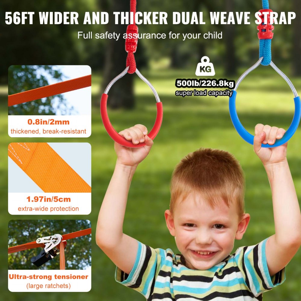 PR-012-56 - 2 x 56 ft Ninja Warrior Course for Family Fun