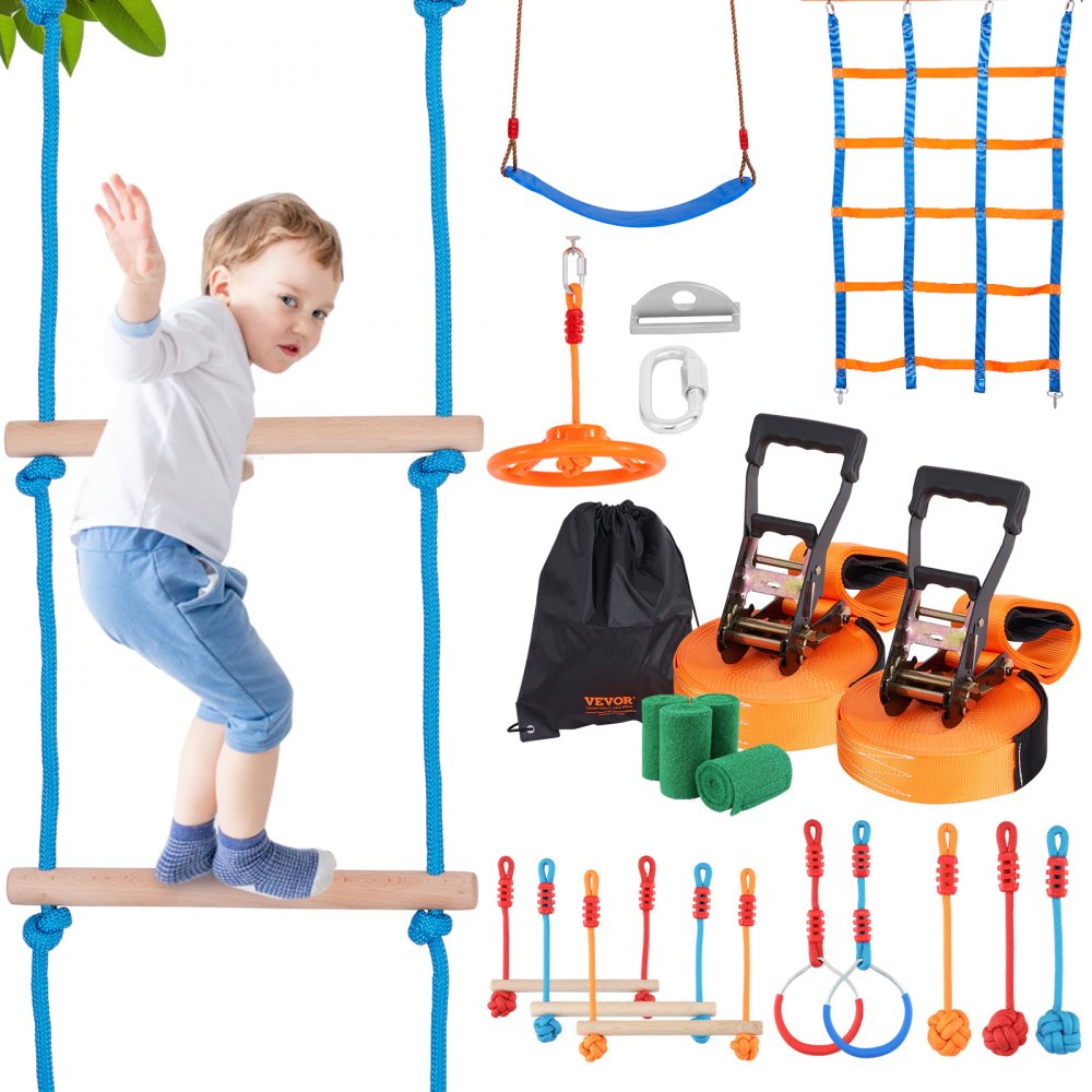 PR-012-56 - 2 x 56 ft Ninja Warrior Course for Family Fun