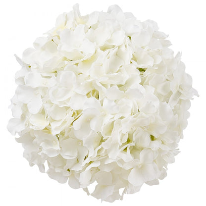 JNX002 - 205 Pcs 9.8" White Silk Hydrangeas for Elegant Decor