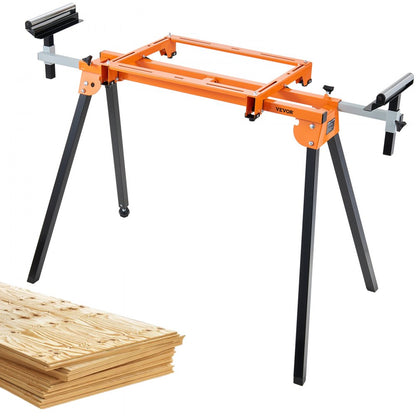 010137443947 - Heavy-Duty 79in Miter Saw Stand for 330 lbs Support