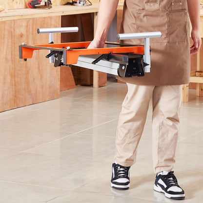 26036 - Collapsible Miter Saw Stand with Adjustable Arms for Precision Cuts