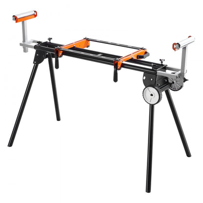 27200 - Collapsible Miter Saw Stand with Adjustable Height and Wheels