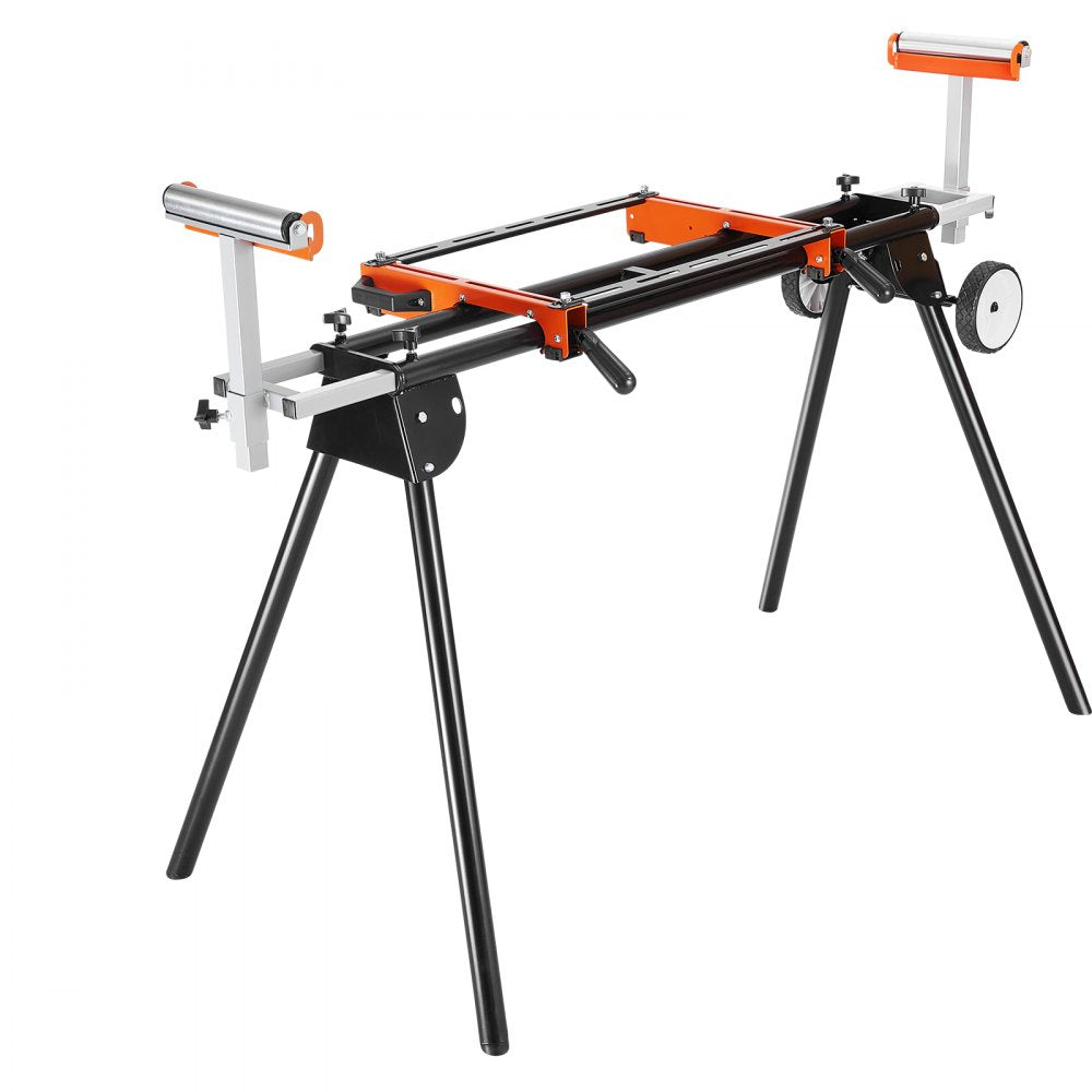 27200 - Collapsible Miter Saw Stand with Adjustable Height and Wheels