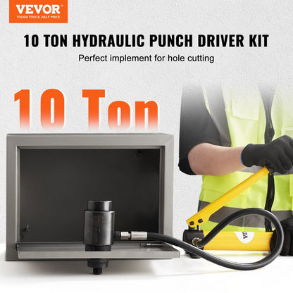 SYK-8B - 10 Ton Hydraulic Punch Kit for 1/2" to 2" Holes