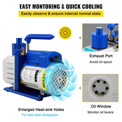 RS-2 - Portable 5-Gallon VEVOR Vacuum Chamber for Degassing and Packaging