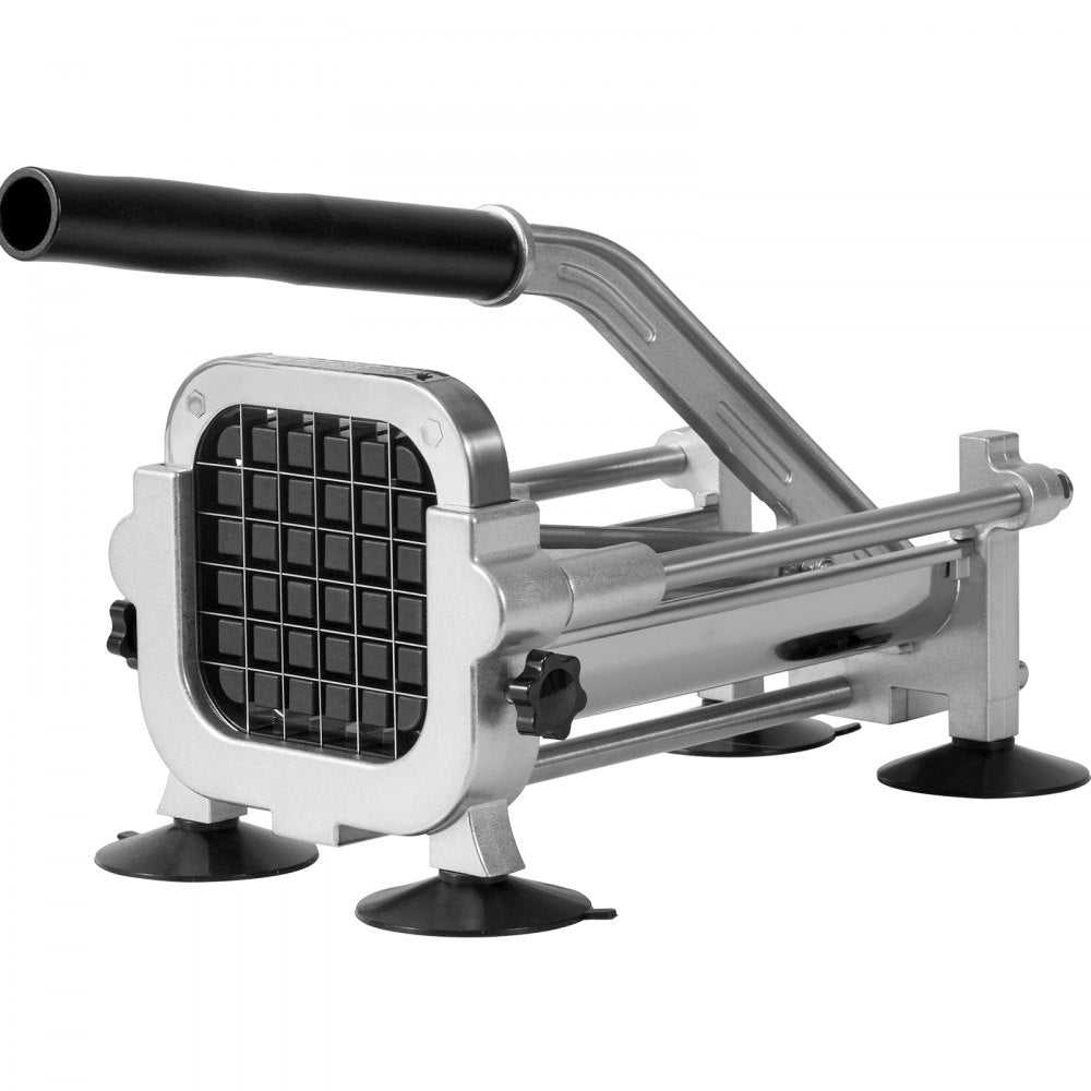 AY420-2 - Durable Aluminum French Fry Cutter with 2 Blade Sizes
