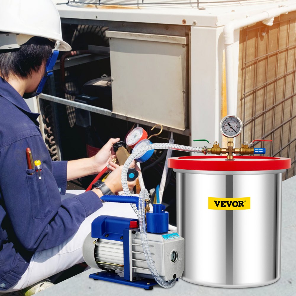 RS-2 - 5 Gallon VEVOR Vacuum Chamber Kit for Efficient Degassing