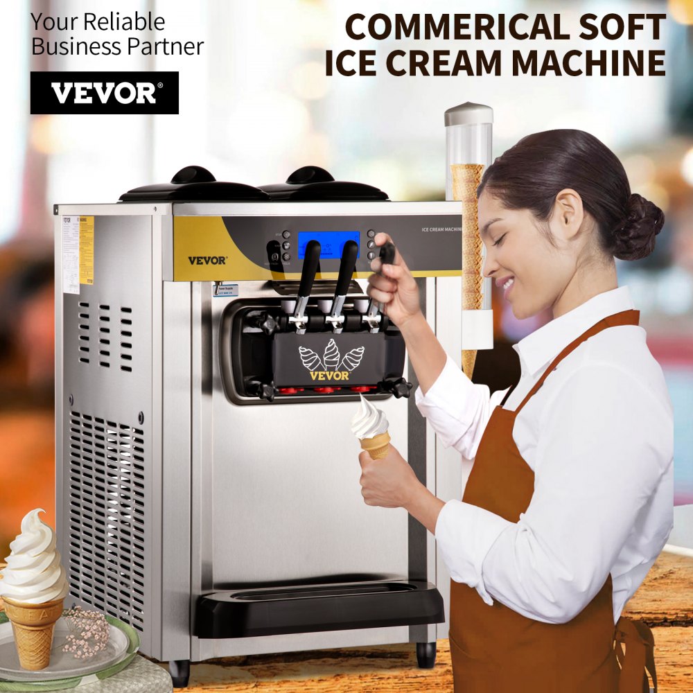 BJH288SR1B-Z - High-Yield Commercial Ice Cream Maker, 22-30L/H, 2200W