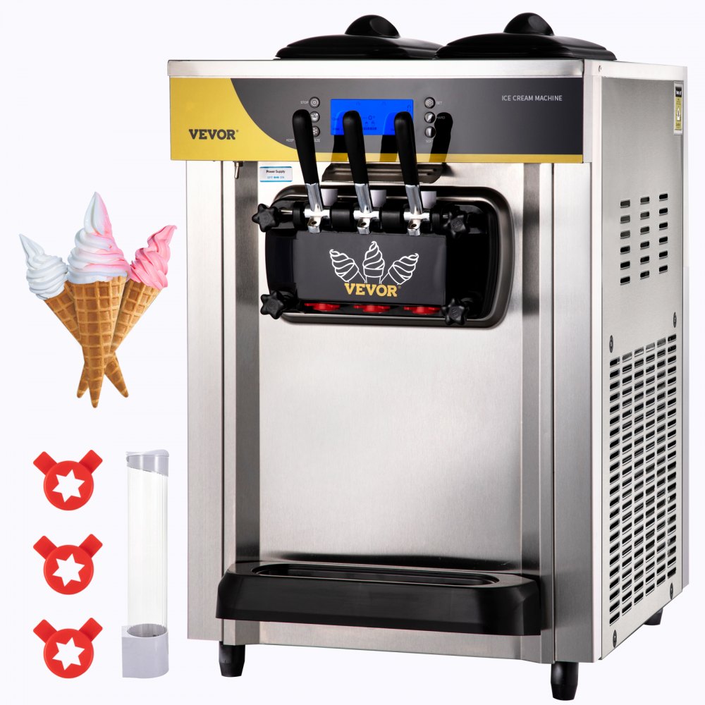 BJH288SR1B-Z - High-Yield Commercial Ice Cream Maker, 22-30L/H, 2200W