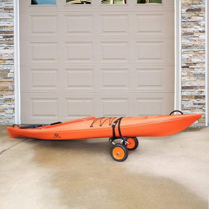 010305324114 - 250 lbs Kayak Trolley Cart with Foldable Design & Solid Tires