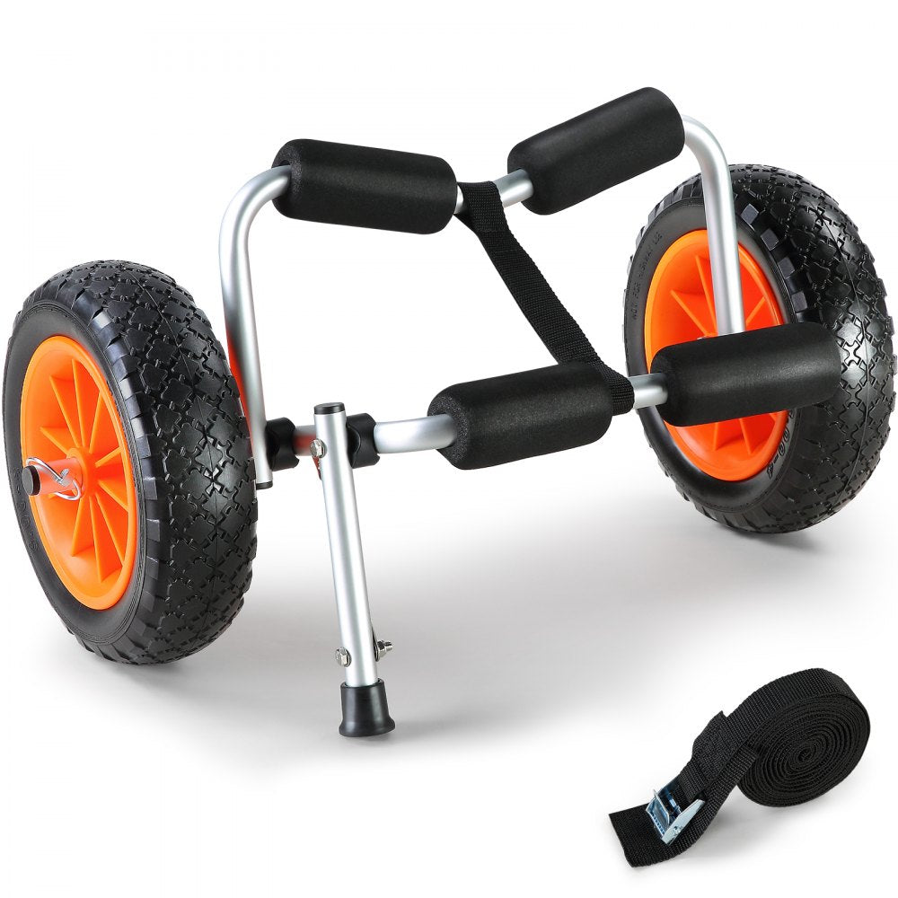 010305324114 - 250 lbs Kayak Trolley Cart with Foldable Design & Solid Tires