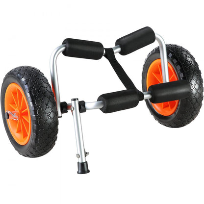 010305324114 - 250 lbs Kayak Trolley Cart with Foldable Design & Solid Tires