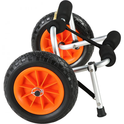 010305324114 - 250 lbs Kayak Trolley Cart with Foldable Design & Solid Tires