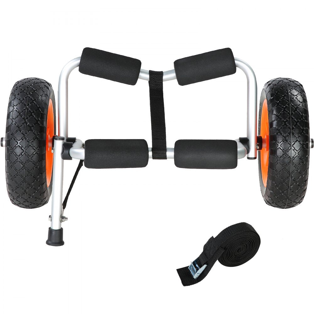 010305324114 - 250 lbs Kayak Trolley Cart with Foldable Design & Solid Tires