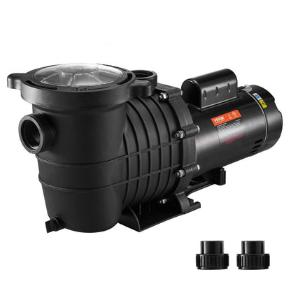 VVPS220BUS - 2.0HP VEVOR Pool Pump, 5520 GPH, Quiet Operation