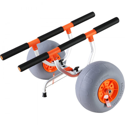 010695142690 - Foldable Kayak Cart with 12" Tires, 350 lb Capacity