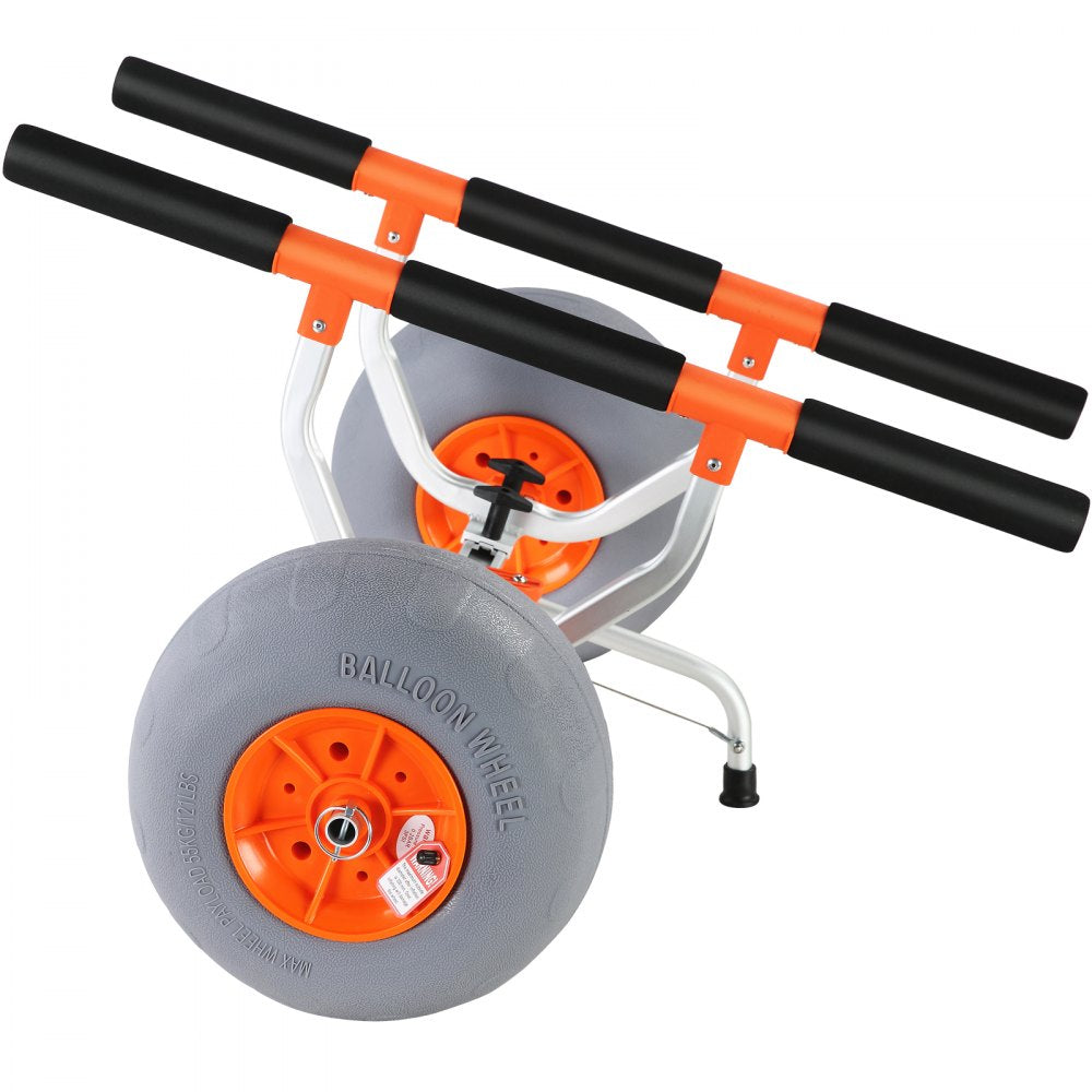 010695142690 - Foldable Kayak Cart with 12" Tires, 350 lb Capacity