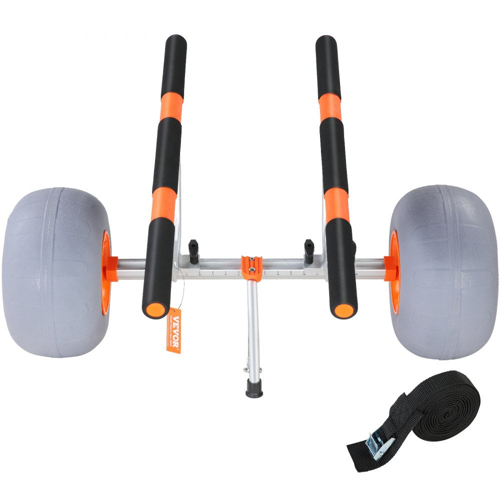 010695142690 - Foldable Kayak Cart with 12" Tires, 350 lb Capacity