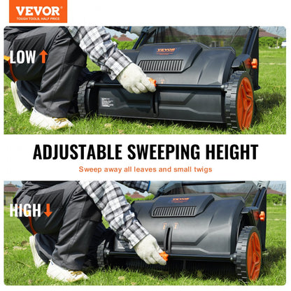 S19-001A - 21" Push Lawn Sweeper with 3.5 cu ft Collection Bag