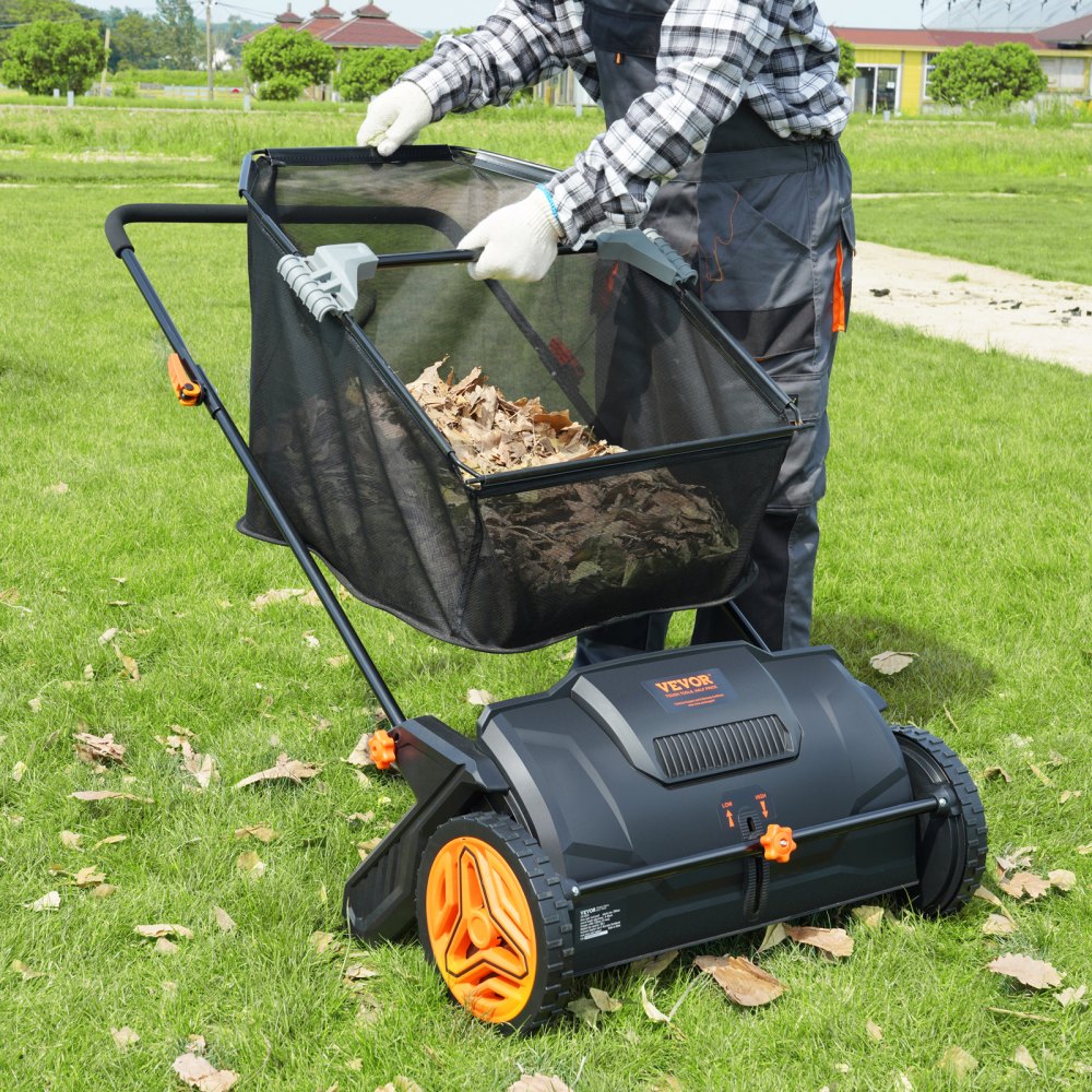 S19-001A - 21" Push Lawn Sweeper with 3.5 cu ft Collection Bag