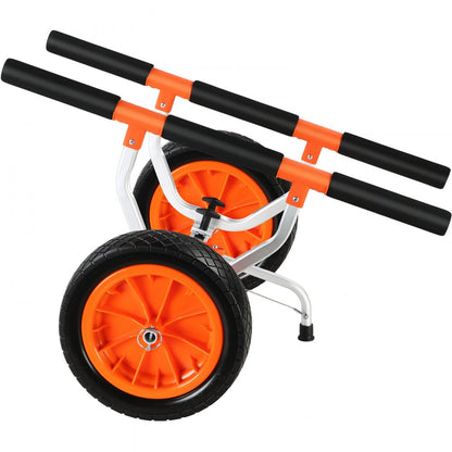 010966491989 - Durable Aluminum Kayak Cart, 450lbs, Adjustable Width, All-Terrain